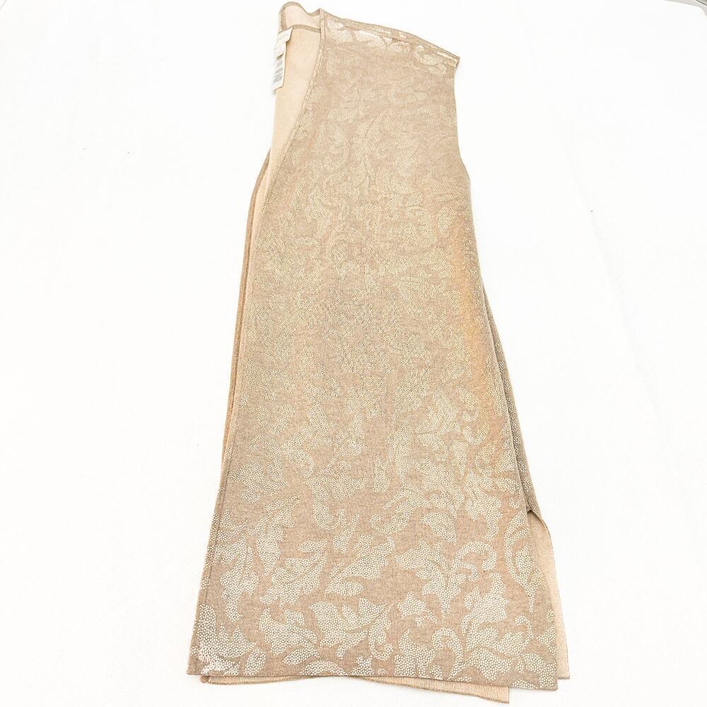 Chico's Embossed Patterned Open Long Sleeveless C… - image 6